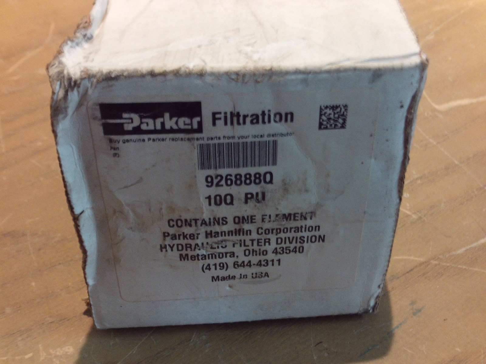 Parker Filtration 926888Q Hydraulic Filter Element 1J-1409-E11