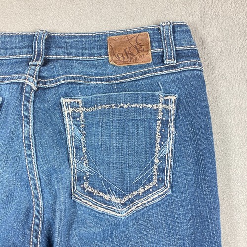 BKE Jeans 29 R Bootcut Dark Wash Sabrina Low Rise 33.5 - Picture 10 of 11