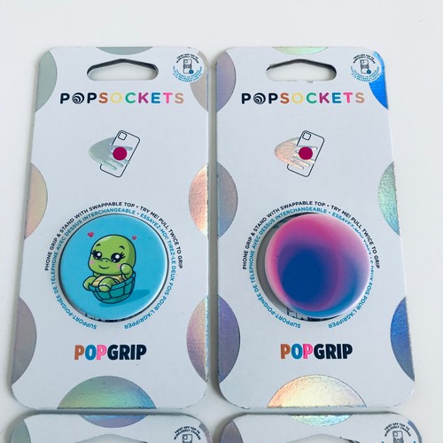 Popsockets Phone Grip & Stand With Swappable Top Lot Of 4 - Photo 2 sur 4