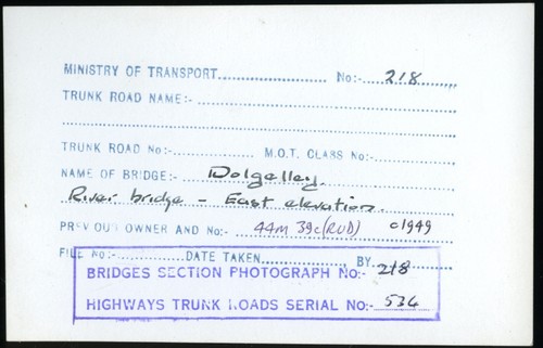 DOLGELLAU Original Fotos x2 - Verkehrsministerium um 1949 (Charge 2 von 3) - Bild 5 von 5
