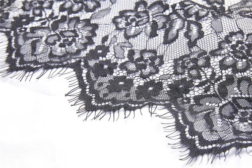 DARK IN LOVE Romantic Gothic Black Red Velvet Lace Long Party Steampunk Skirt - Picture 21 of 23