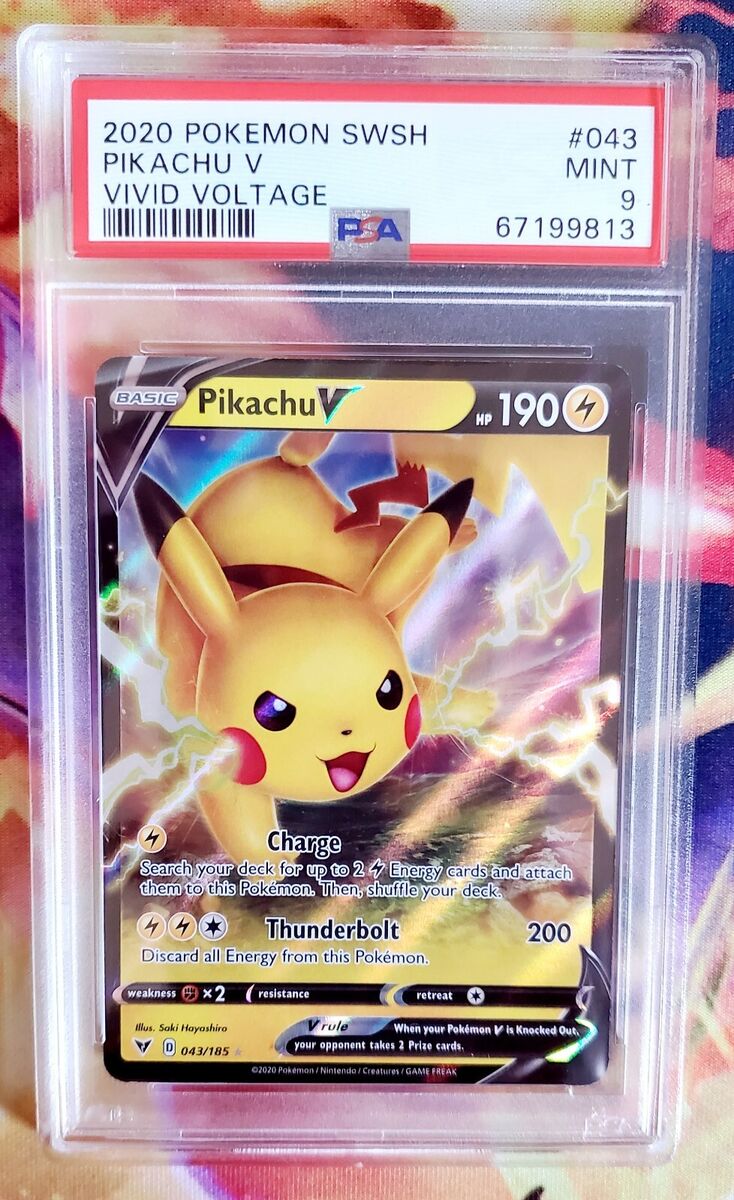 Pokemon - Pikachu V - 043/185 - Ultra Rare