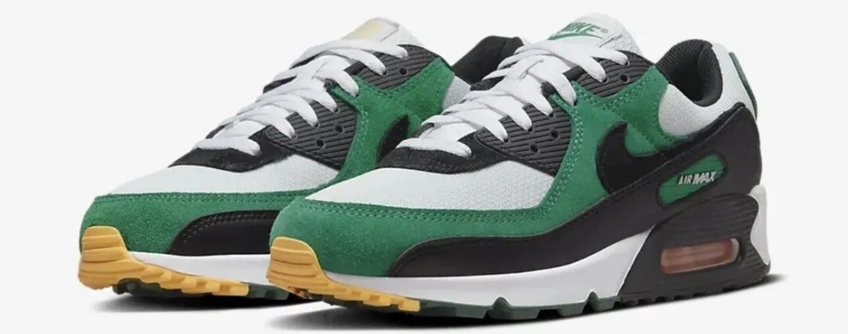 Nike Air Max 90 Gorge Green Black White Yellow Sneakers Nike Air Max 90 Gorge Green Black White Yellow Sneakers