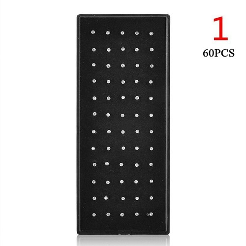 60PCS/Set Crystal Nose Stud Bend Straight L Shape Nose Ring Piercing Jewelry - Picture 12 of 17