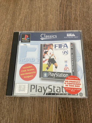 FIFA 98 Road to World Cup PS1 (COMPLETE INC MANUAL) Sony Playstation