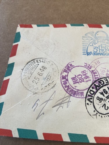 Italia Venezia Roma New York Italia Maggio Borsa Filatelica 4 Francobolli Lettera #10 B - Foto 9 di 12