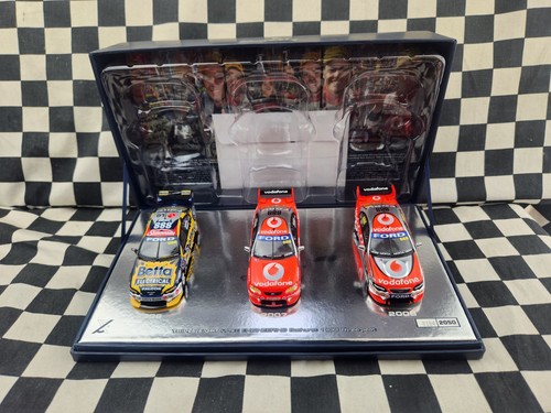 Lowndes Bathurst 1:43 Classic Carlectables 3 Peat 2007-8-9 Box Set Holden Ford - Picture 2 of 11