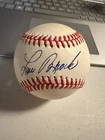 Lou Brock Signed Baseball Cubs (NO COA)