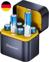Aa Wiederaufladbare Lithium Akkus 8 Pack Mit LadegeräT, 1.5V 3600Mwh Hohe Kapazi