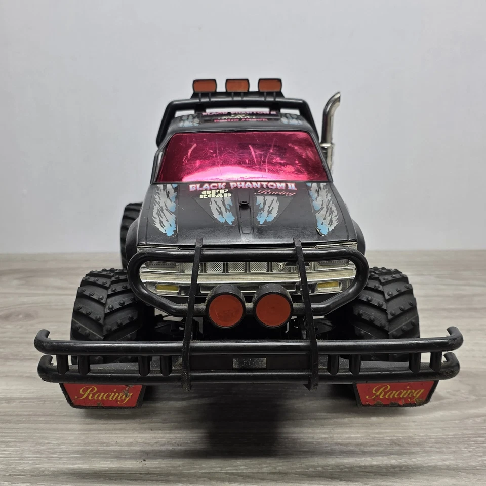 Vintage Radio Shack Black Phantom II RC Truck - 2WD - Tested Read Description  - Image 3 of 4