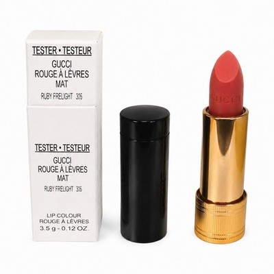 Gucci Rouge A Lèvres Mat Matte Lipstick Ruby Firelight 316 0.12 oz Tester