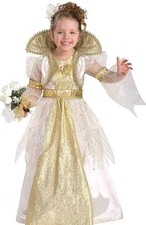 Royal Bride Child Costume, Medium 8-10
