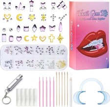 Zahnschmuck Set Kristall Hellviolett 12 Edels...