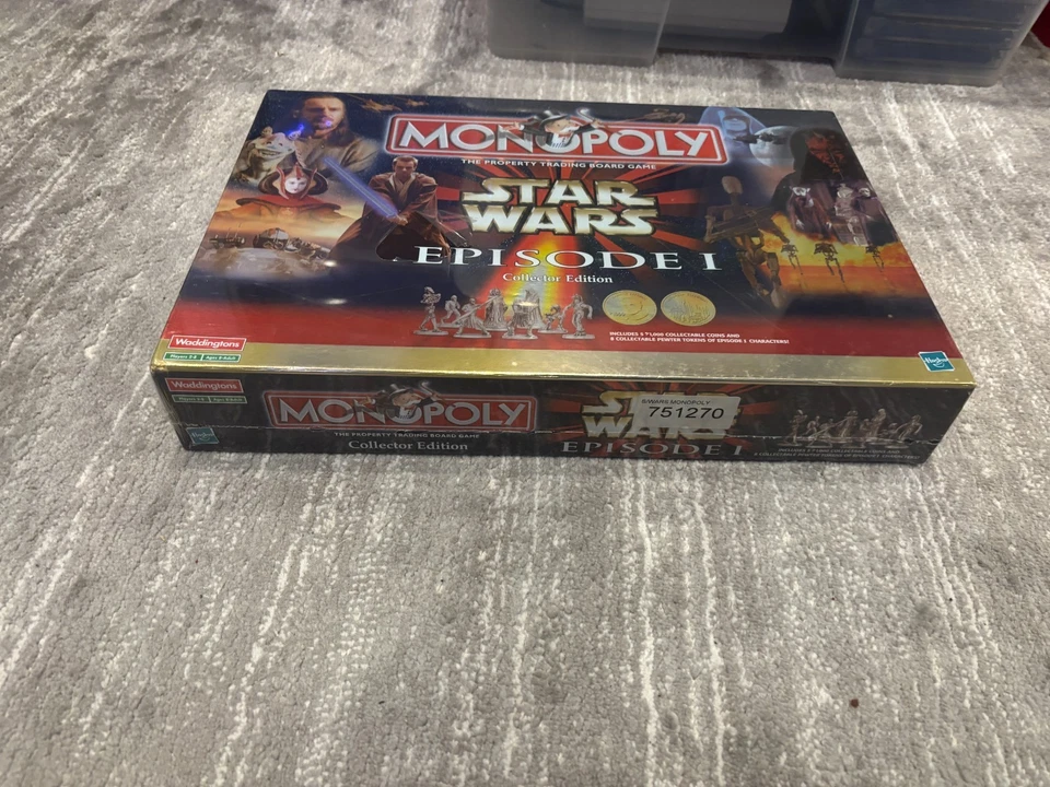 Monopoly Star Wars Episode 1 Collector Edition 1999  Shrinkwrapped - Image 3 of 4