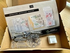 Stampin' Up SENTIMENTAL ROSE kit - NEW W/STAMPS, INK SPOT  ACRYLIC BLOCK