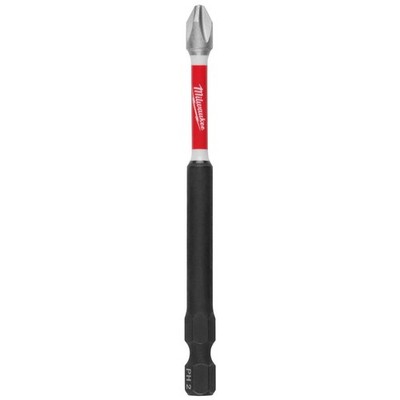 Milwaukee Shockwave Impact Duty 3 1/2 Inch Phillips #2 Power Bits 25 Pieces