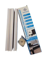 Cable Management Yecaye 7.8’ J Channel Cable Raceway Cable Managmt NEW OPEN BOX!