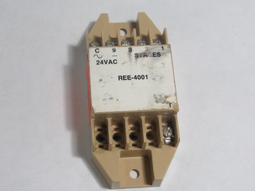 KMC REE-4001 Reheat Relay 24V 0-6VDC 6-Position 40-120°F COSMETIC DAMAGE USED - Picture 1 of 3