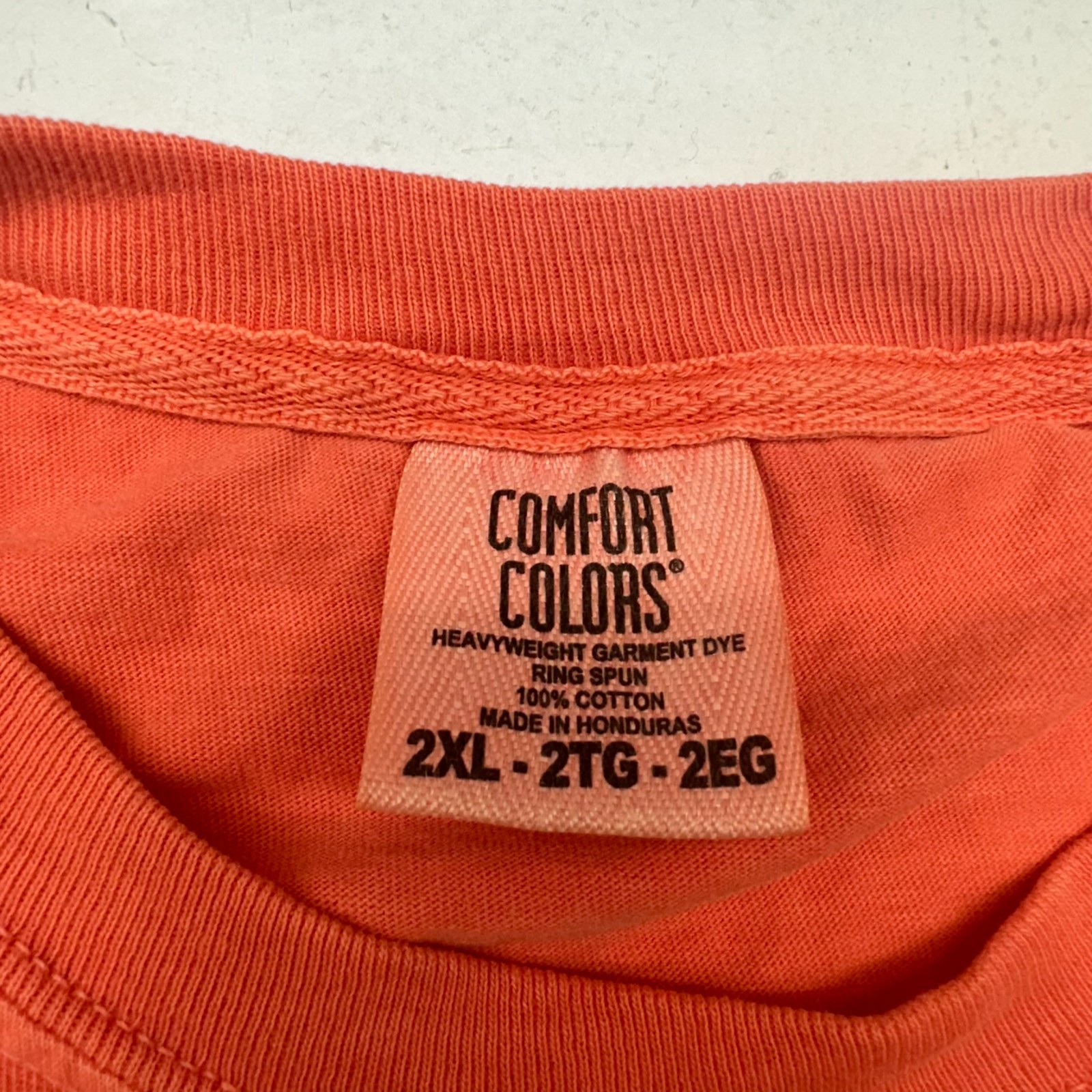 Comfort Colors Solid Orange Basic Short Sleeve Cr… - image 2