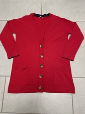 Esprit Longjacke Strickjacke XL/42 Rot/Blau N...