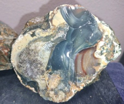 8.5LB ORBS Blue Mountain Picture  Jasper Rough 5pc Lot #30