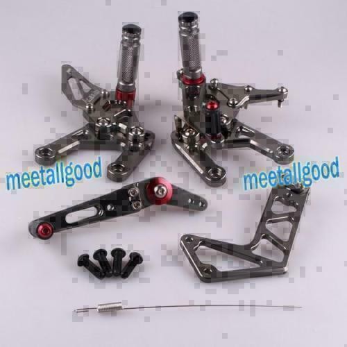 Adjustable Footpeg Rearsets Foot Peg For Yamaha YZF-R1 2015 Motorcycle Grey - Picture 1 of 6