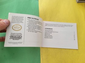 Burai Fighter NES-UF-USA Nintendo Folleto de instrucciones Manual solamente