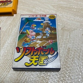 Famicom Softball Heaven with box explanation