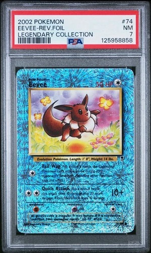 New ListingPokémon Eevee Legendary Collection Reverse Holo 74/110 2002 PSA 7