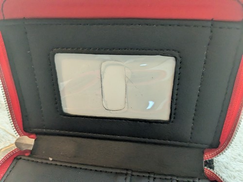 Loungefly Shadow The Hedgehog Bifold Wallet NWT - Picture 6 of 8