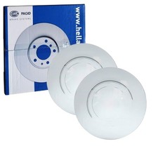 2x HELLA PAGID BREMSSCHEIBEN Ø317mm HINTEN passend für LAND ROVER RANGE 56004PRO