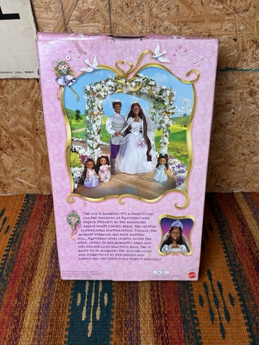 Rapunzel’s Wedding Barbie African-American Princess Long Hair Mattel J1015 NEW - Picture 8 of 10