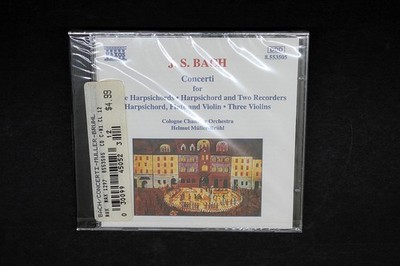 J.S. Bach Concerti CD 1995 Classical Baroque Naxos 8.553505