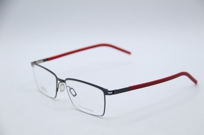 NEW SAFILO SA 1075 ZAP BLACK RED AUTHENTIC FRAMES EYEGLASSES 53-17