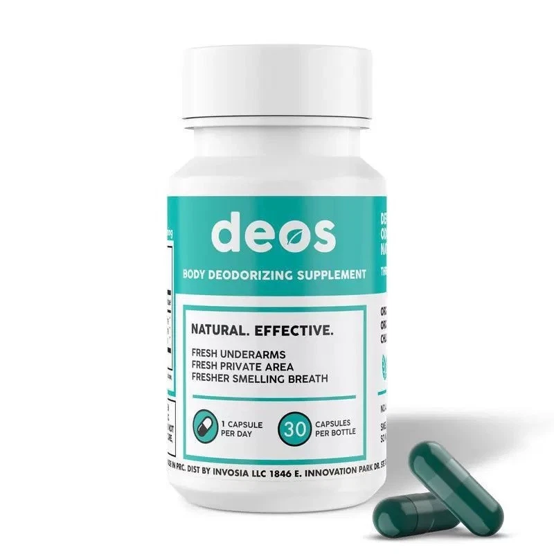 3X DEOS Internal Deodorant Supplement – DEOS Full Body Deodorizer 30 Caps/Bottle - Image 4 of 4