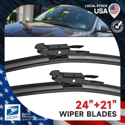 New Top Quality 24'' + 21'' Windshield Wiper Blades Hybrid Silicone OEM Quality