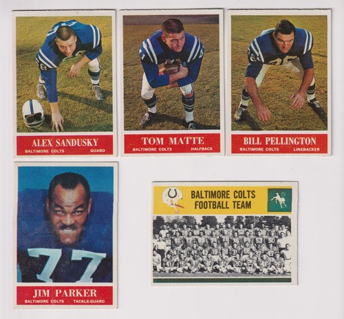 1964 Philadelphia Football Baltimore Colts Lot (5)