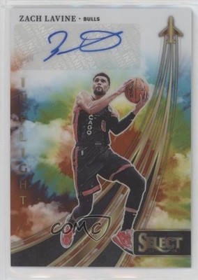 2023 Panini Select In Flight Signatures Tie-Dye Prizm 8/25 Zach LaVine Auto 1cc0