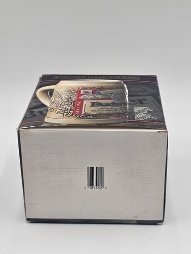 New W/ Box Budweiser Lable Mug Stein Fast same day shipping Nice Condition - Bild 6 von 8