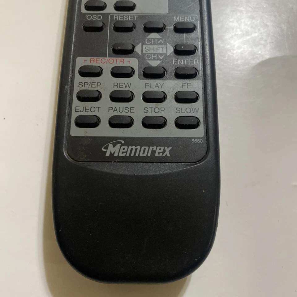  Memorex 5680 VCR Remote Control Tested Works Genuine - Image 2 of 4