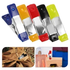  24pcs Mini Spring Clamps Jaw Opening Tips Clips Small Spring Clips Heavy Duty