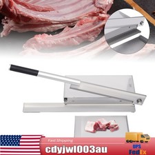 Heavy Duty Manual Meat Bone Cutter Chopper Chicken Cutting Machine with Blade US