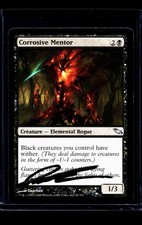 MTG Magic The Gathering SHM Shadowmoor AP Artist Proof Auto #61 Corrosive Mentor