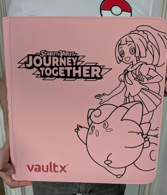 Vault X - 12 Pocket eXo-Tec Zip Binder Ordner - Pink Pokemon Reise zusammen