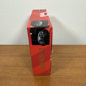 Retro-Bit 2.4 GHz Wireless Controller 8-Button Sega Saturn Genesis Mini V2 Black