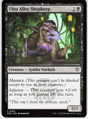 Ulna Alley Shopkeep 103 Secrets of Strixhaven Magic the Gathering