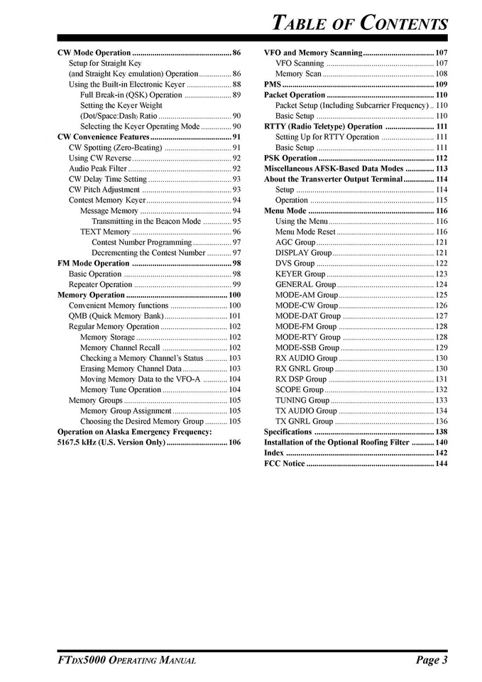 YAESU FT DX 5000 Series Transceiver Operating Manual BINDING - TOUGH COVERING - Image 3 of 4