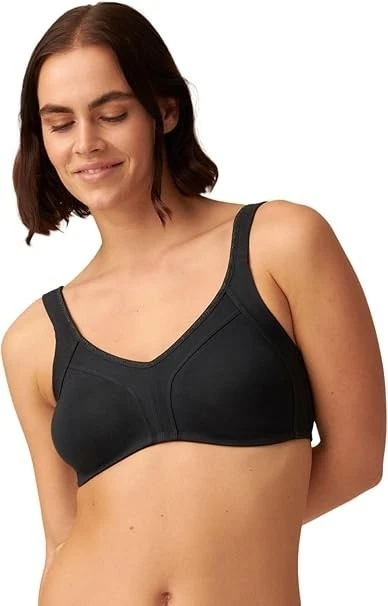 Sujetador Naturana Minimizador Copa Suave Soporte Lateral Sujetadores Sin Acolchado Lencería Foto 4 de 4