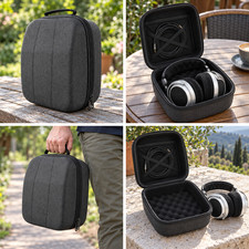 Hard Shell Headphone Case Cable Storage For HiFiMAN HE6se HE1000 Audeze Maxwell