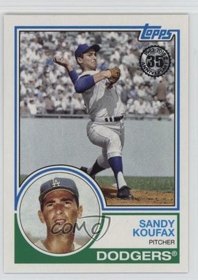 2018 Topps 1983 Topps Design Sandy Koufax #83-62 HOF g5e